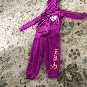 Frozen track suit